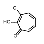 CAS#: 824-29-3, 3-Chloro-2-hydroxy-2,4,6-cycloheptatrien-1-one