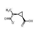 CAS 登录号：82403-63-2， (1R,2S)-2-[甲基(硝基)氨基]环丙烷羧酸