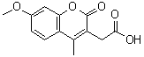 CAS 登录号：82412-17-7， (7-甲氧基-4-甲基-2-氧代-2H-苯并吡喃-3-基)乙酸