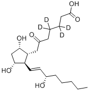 CAS 登录号：82414-64-0， (9alpha,11alpha,13E,15S)-9,11,15-三羟基-6-氧代-前列腺-13-烯-1-酸-3,3,4,4-D4