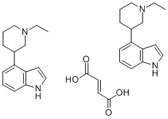 CAS#: 82439-15-4, 4-(1-Ethyl-3-Piperidinyl)-1H-Indole (E)-2-Butenedioate (2:1)