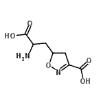 CAS#: 824394-11-8, 5-(2-Amino-2-carboxyethyl)-4,5-dihydro-1,2-oxazole-3-carboxylic acid