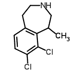 CAS 登录号：824430-71-9， 8,9-二氯-1-甲基-2,3,4,5-四氢-1H-3-苯并氮杂卓