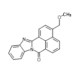 CAS 登录号：82457-10-1， 3-(甲氧基甲基)-7H-苯并咪唑并[2,1-a]苯并[De]异喹啉-7-酮