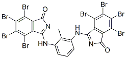 CAS#: 82457-14-5, 3,3'-[(2-Methyl-1,3-Phenylene)Diimino]Bis[4,5,6,7-Tetrabromo-1H-Isoindol-1-One]