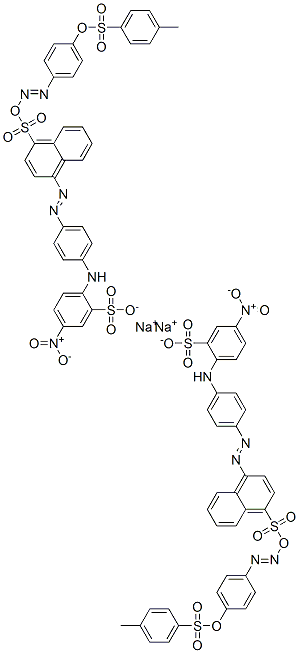 CAS#: 82508-83-6, 1-[[4-[[(4-Methylphenyl)Sulfonyl]Oxy]Phenyl]Azo]-4-[[4-[(4-Nitro-2-Sulfophenyl)Amino]Phenyl]Azo]-Naphthalenesulfonicacid Disodium Salt
