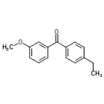 CAS#: 82520-39-6, (4-Ethylphenyl)(3-methoxyphenyl)methanone