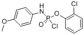 CAS#: 82556-11-4, N-(4-Methoxyphenyl)-Phosphoramidochloridic acid 2-chlorophenyl ester