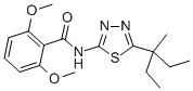 CAS#: 82559-06-6, N-(5-(1-Ethyl-1-Methylpropyl)-1,3,4-Thiadiazol-2-Yl)-2,6-Dimethoxybenzamide