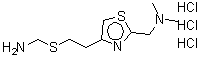 CAS 登录号：82586-74-1， 2-(二甲基氨基甲基)-4-(2-氨基甲硫基甲基)噻唑三盐酸盐