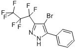 CAS#: 82633-52-1, 4-Bromo-3-(Heptafluoroprop-1-Yl)-5-(Phenyl)Pyrazole