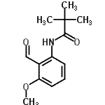 CAS 登录号：82673-65-2， N-(2-甲酰基-3-甲氧基苯基)-2,2-二甲基丙酰胺