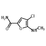 CAS#: 826991-38-2, 4-Chloro-5-(methylamino)-2-furamide