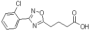 CAS 登录号：827014-22-2， 4-[3-(2-氯苯基)-1,2,4-恶二唑-5-基]丁酸