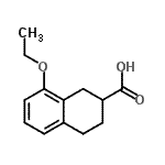 CAS#: 827022-88-8, 8-Ethoxy-1,2,3,4-tetrahydro-2-naphthalenecarboxylic acid