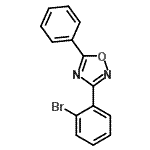 CAS#: 827332-78-5, 3-(2-Bromophenyl)-5-phenyl-1,2,4-oxadiazole