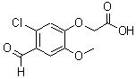CAS 登录号：827592-22-3， (5-氯-4-甲酰基-2-甲氧基苯氧基)乙酸