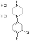 CAS 登录号：827614-46-0， 1-(3-氯-4-氟苯基)-哌嗪二盐酸盐