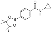 CAS 登录号：827614-68-6， 4-(N-环丙基氨基羰基)苯硼酸频哪醇酯