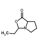 CAS 登录号：827624-08-8， 3-乙基四氢-1H-吡咯并[1,2-c][1,3]恶唑-1-酮
