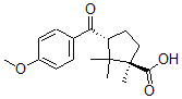 CAS#: 82801-37-4, 4-Anisoyl-3-(1,2,2-Trimethylcyclopentane Carboxylic Acid)