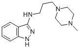 CAS 登录号：82819-18-9， N-(3-(4-甲基-1-哌嗪基)丙基)-1H-吲唑-3-胺