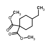 CAS#: 828271-41-6, Dimethyl 4-ethyl-1,1-cyclohexanedicarboxylate