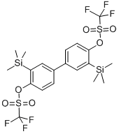 CAS#: 828282-80-0, 3,3''-Bis-(Trimethylsilyl)Biphenyl-4,4''-Diyl Bis(Trifluoromethanesulfonate)