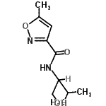 CAS#: 828295-24-5, N-(1-Hydroxy-3-methyl-2-butanyl)-5-methyl-1,2-oxazole-3-carboxamide