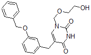 CAS 登录号：82857-75-8， 5-(3-苄氧基苄基)-1-(2'-羟基乙氧基甲基)尿嘧啶