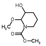 CAS#: 828699-57-6, Methyl 3-hydroxy-2-methoxy-1-piperidinecarboxylate