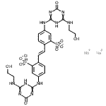 CAS#: 82944-33-0, Disodium 2,2'-[(E)-1,2-ethenediyl]bis[5-({4-[(2-hydroxyethyl)amino]-6-oxo-1,6-dihydro-1,3,5-triazin-2-yl}amino)benzenesulfonate]