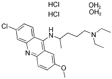 CAS#: 83-89-6, Quinacrine Dihydrochloride Dihydrate