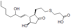 CAS#: 83010-28-0, 4-Thiaprostaglandin E1