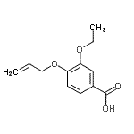 CAS 登录号：831198-97-1， 4-(烯丙氧基)-3-乙氧基苯甲酸