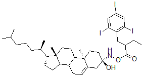 CAS 登录号：83172-18-3， 胆固醇碘番酸酯