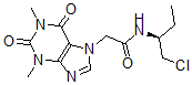 CAS#: 83200-93-5, (-)-1,2,3,6-Tetrahydro-N-(1-(Chloromethyl)Propyl)-1,3-Dimethyl-2,6-Dioxo-7H-Purine-7-Acetamide