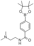 CAS 登录号：832114-11-1， 4-(2-(二甲基氨基)乙基氨基甲酰)苯硼酸频哪醇酯