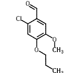 CAS#: 832677-76-6, 2-Chloro-5-methoxy-4-propoxybenzaldehyde