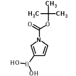 CAS 登录号：832697-40-2， (1-叔-丁氧羰基吡咯-3-基)硼酸