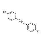 CAS 登录号：832744-28-2， 1-溴-4-[(4-氯苯基)乙炔基]苯