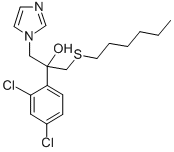 CAS#: 83337-62-6, alpha-(2,4-Dichlorophenyl)-alpha-((Hexylthio)M Ethyl)-1H-Imidazole-1-Ethanol