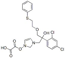 CAS 登录号：83337-92-2， 2-(2,4-二氯苯基)-1-咪唑-1-基-3-(2-苯基巯基乙氧基)丙-2-醇,草酸