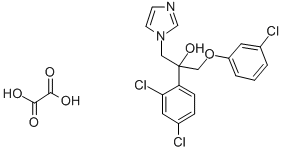 CAS 登录号：83337-98-8， alpha-((3-氯苯氧基)甲基)-alpha-(2,4-二氯苯基)-1H-咪唑-1-乙醇草酸盐