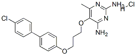 CAS#: 83402-97-5, 5-[3-[(4'-Chloro[1,1'-Biphenyl]-4-Yl)Oxy]Propoxy]-6-Methylpyrimidine-2,4-Diamine Hydrochloride