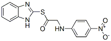 CAS#: 83408-85-9, 1-(1H-Benzoimidazol-2-Ylsulfanyl)-2-[(4-Nitrophenyl)Amino]Ethanone