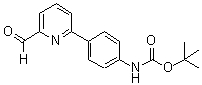 CAS 登录号：834884-86-5， [4-(6-甲酰基吡啶-2-基)苯基]氨基甲酸叔丁酯