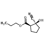 CAS#: 834886-23-6, Propyl (1R,2S)-2-cyano-2-hydroxycyclopentanecarboxylate