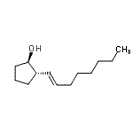 CAS#: 834899-01-3, (1R,2S)-2-[(1E)-1-Octen-1-yl]cyclopentanol
