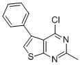 CAS#: 83548-61-2, 4-Chloro-2-Methyl-5-Phenylthieno[2,3-d]Pyrimidine